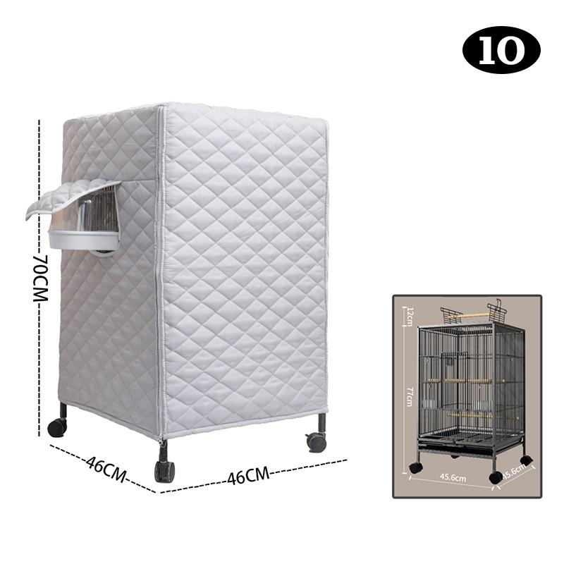 Зимовий теплий чохол для клітки для птахів Бавовняний стьобаний чохол для клітки Навіс із захистом від дощу Аксесуари для клітки для папуг