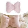 Bowknot Pillow Back Cushion Crafts Ornament Wedding Gift Sofa Throw Comfortable for Office