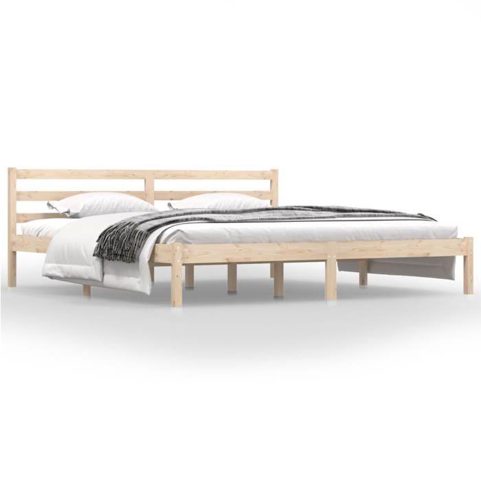 VidaXL Bed Frames Slat Frames Double Bed Slat Base On Legs Adult Bed Bedroom Furniture 180x200 Cm 810445