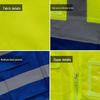 Multi-Pocket Two-Tone Reflective Safety Vest