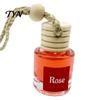 Hanging Essential Oil Bottle for Closet Car Aromatherapy, Glass with Volatile Wooden Stopper Diffuser, Portable Interior Accessories Air Freshener