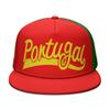 Portugal Free Custom Name Number Logo Flat Brimmed Cap Nation Flag Pt Portuguese Country College Print Photo Hip-hop Hat
