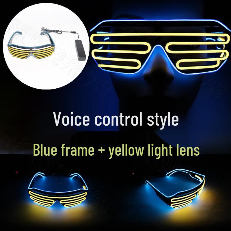LED Light-Up Party Glasses for Stage Performances and Events