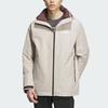 Adidas 3-In-1 Rain.Rdy Reversible Logo Outdoor Waterproof Sports Down Liner Jacket Men Jacket Beige IL8969
