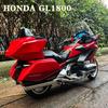1:9 Honda Gold Wing Gl1800 Modèle de Moto Sportive en Alliage Modèle de Moto de Tourisme Routier en Métal Moulé sous Pression Jouet Cadeau pour Enfants Son Lumière