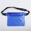 PVC Waterproof Phone Pouch Swimming Beach Rafting Outdoor Sports - Frosted Transparent Triple-Layer Waist Pack