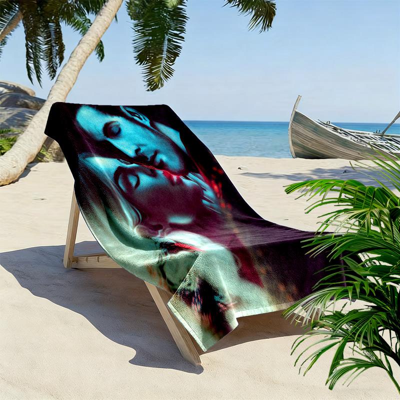Passionate Embrace: Love's Intensity Beach Towel Soft Portable for Travel Quick-drying Swim Towel Seaside Swim Beach Towel Travel and Vacation Towels