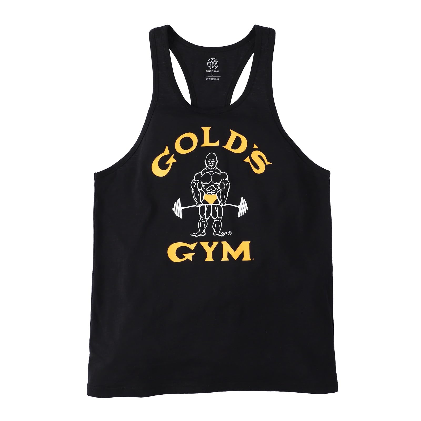 

GYM Cotton Slab Tank Top BK GOLD`S (Classic J) (M)