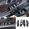 For BMW 3 Series 19- G20 Carbon Fiber Glass Window Lifting Panel Decoration