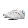 Li Ning Cushioning Abrasion Resistant Low Top Carbon Plate Basketball Shoes Men's White Purple Blue ABAU031-17