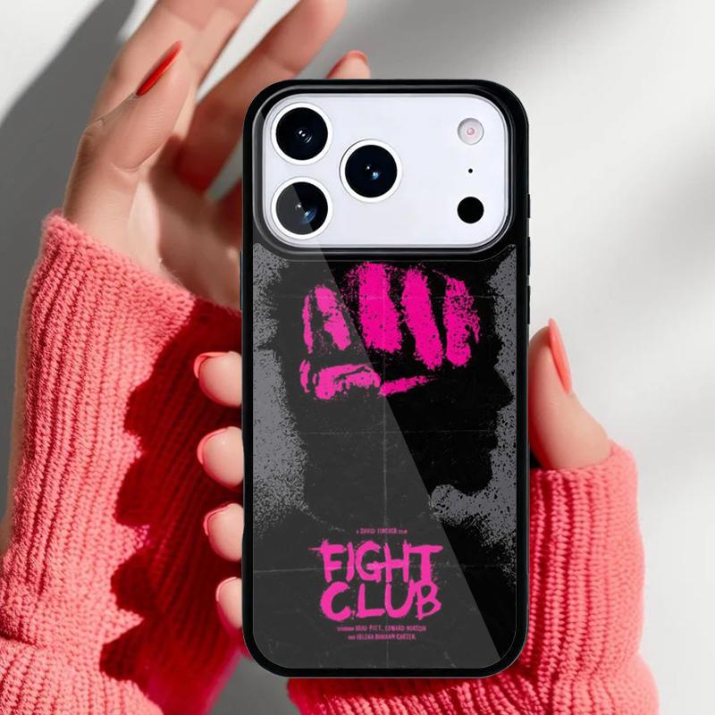 Fight Club Phone Case for iPhone 17 16 15 14 13 Pro Max Back Cover for 12 11 Pro Coque
