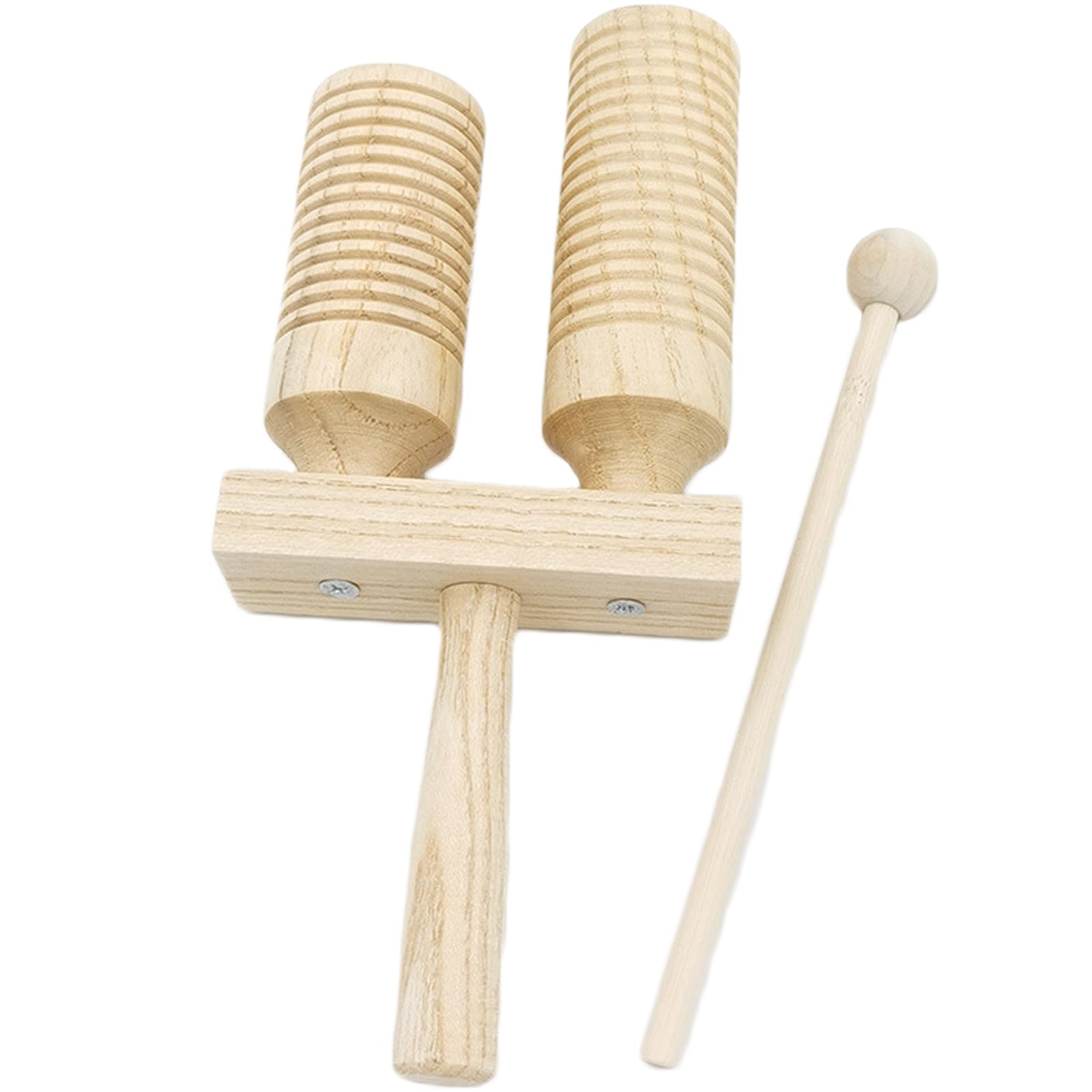 

Silver & Style Гуиро Деревянный блок Агогобель Этнический перкуссионный инструмент для детей (Включает медиатор типа А)