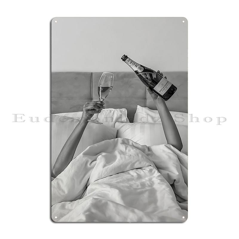 Sophia Loren Champagner Einschenken Schwarzweiß Vintage Wandkunst Metallschild Club Zuhause Sophia Loren Blechschild Poster