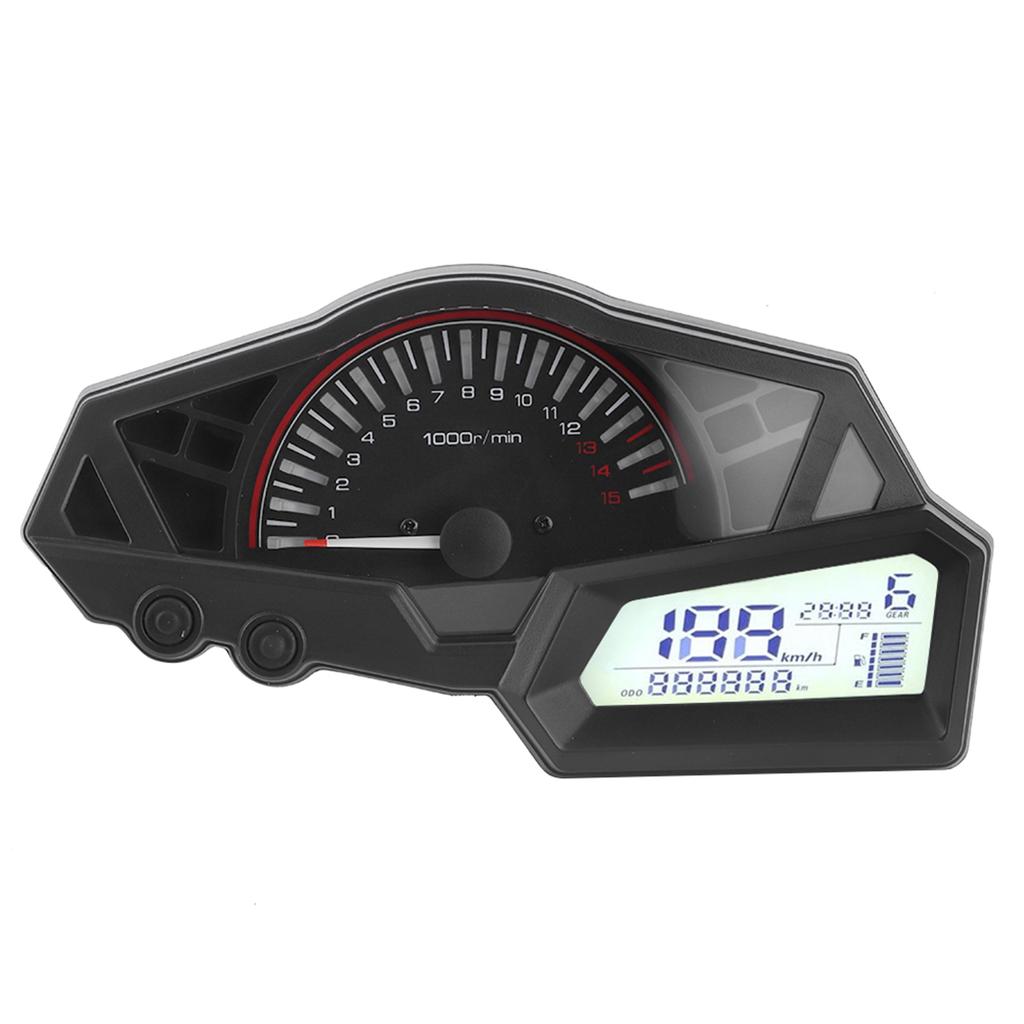 LCD Motorcycle Odometer Speed Fuel Gauge 15000RPM Fit for NINJA 300