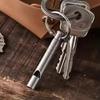 Titanium Emergency Whistle Loud Portable Keychain Necklace Whistle EDC Keyring for Emergency Survival Outdoor Hiking Camping