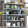 miflame 4-Tier Adjustable Stainless Steel Kitchen Shelf