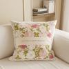 Copricuscini decorativi stile francese 45x45cm con imbottitura, Cuscini decorativi in misto lino per divano, letto, soggiorno