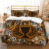 3D Digital Printing Gorgeous Quilt Cover and Pillowcase 2/3 Single Double Bed Home Textiles Soft Bedding Set Gift