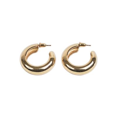 FINNLEE GOLD HOOP EARRINGS / Medium