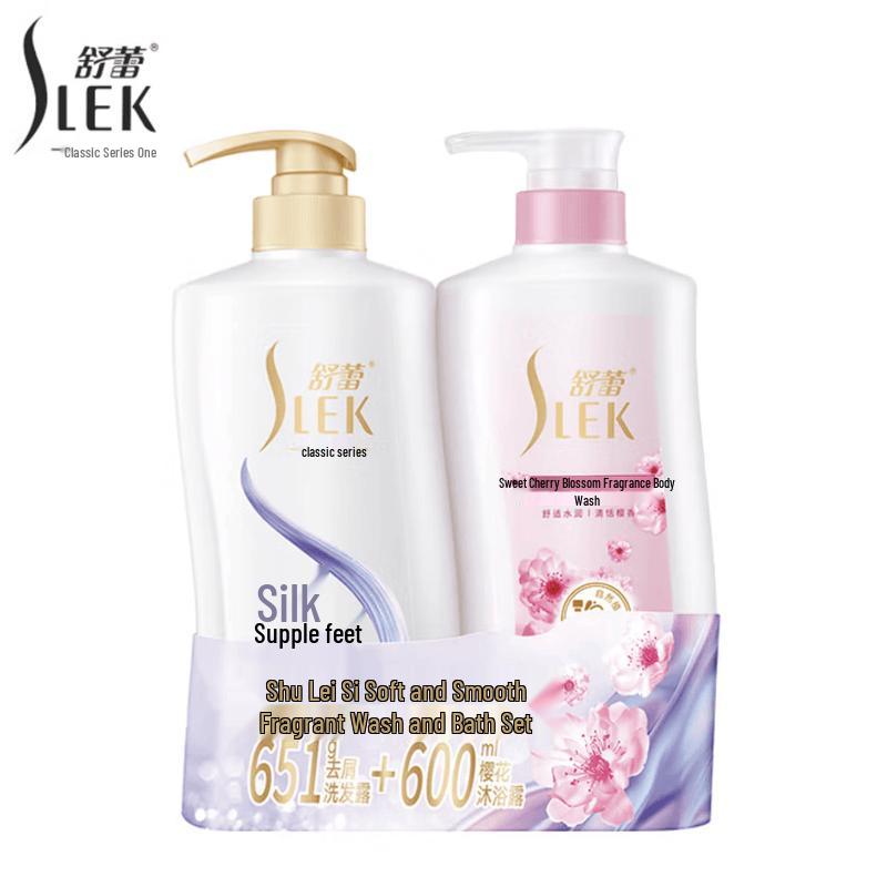 SLEK Silky Smooth Fragrant Hair & Body Wash Set