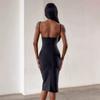 Temperament pure desire hip-wrapped dress, girls' new summer Spice Girl suspender waist and thin skirt