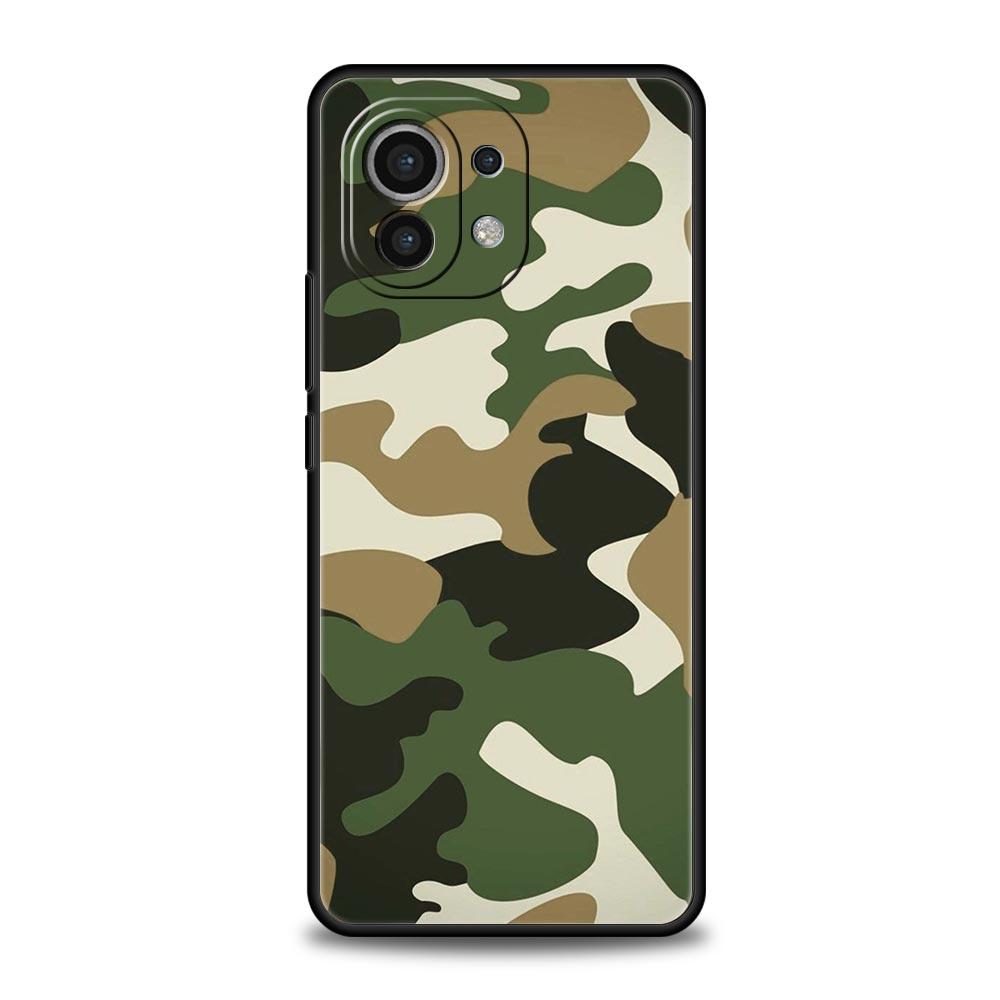 Handyhülle für Xiaomi Mi 15 14 14T 13T 12T Pro 12 13 11 Lite 5G 11T X6 X5 Pro Weiche TPU-Hülle Camouflage Camo Militär Armee