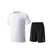 Training Summer Casual Sports Suit Men Suit Pure-White 952625204-1