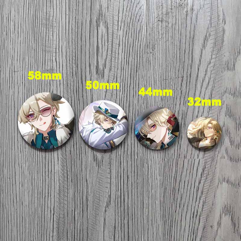 Game Series Honkai Star Rail Aventurine Badge Cartoon Character Soft Button Pins DIY Bag Hat Clothing Brooch Accessories Gifts