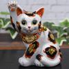 Waza no Kura Niedliches Kutani winkender goldener Feng Glücksbringer Interieur Japanisch klein Geburtstag Eröffnung Neues Haus 60. 70. 77. 88. Geschenk Maneki-neko
