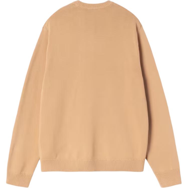 Carhartt WIP SS26 Kori Sweater Casual Long Sleeve Sweater With Embroidered Logo Unisex sweater I036819-07E-GD