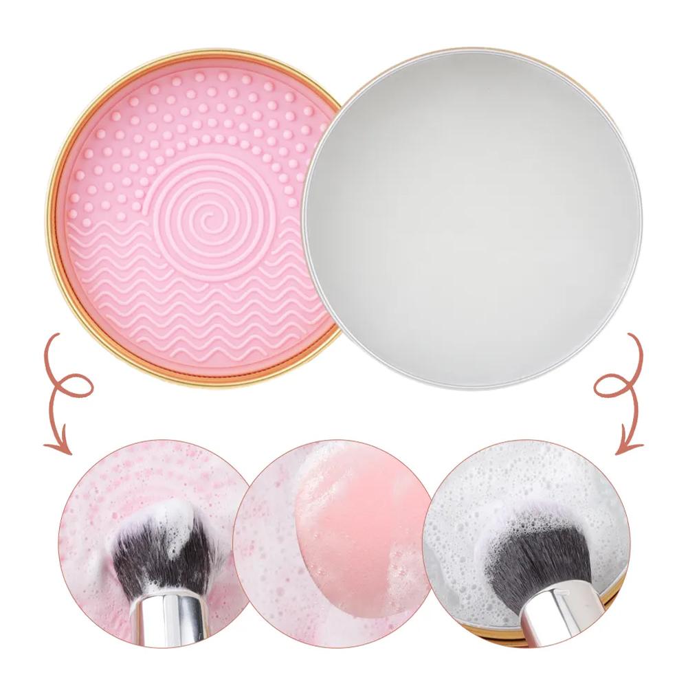 

Натуральное мыло для чистки кистей для макияжа, многофункциональное средство для чистки в дороге, моющее средство для наружных инструментов, многоразовое использование L1Z9 Golden-50g