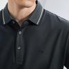 Septwolves Mercerized Cotton Short Sleeve Polo Shirt for Men