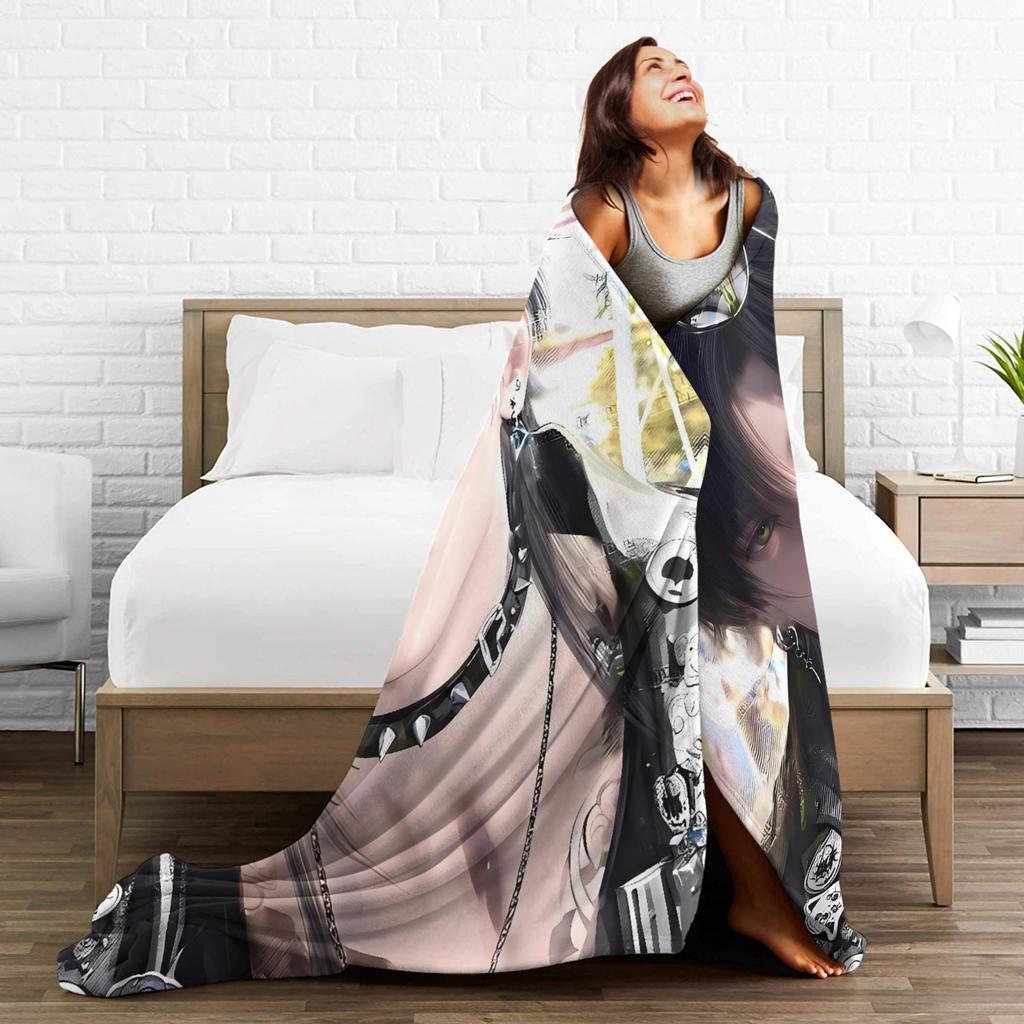 Game Love and Deepspace Sylus Flannel Blankets  Warm Throw Blanket for Living Room Travel Street Trend Bedspread Sofa Bed Cover