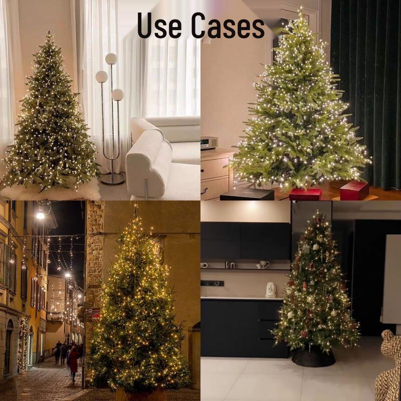 HEIXIE Christmas Tree LED Copper Wire Lights