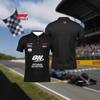 Męska Damska Koszulka Polo z Motywem Wyścigów F1 Krótki Rękaw Oddychająca Sportowa Codzienna Koszulka