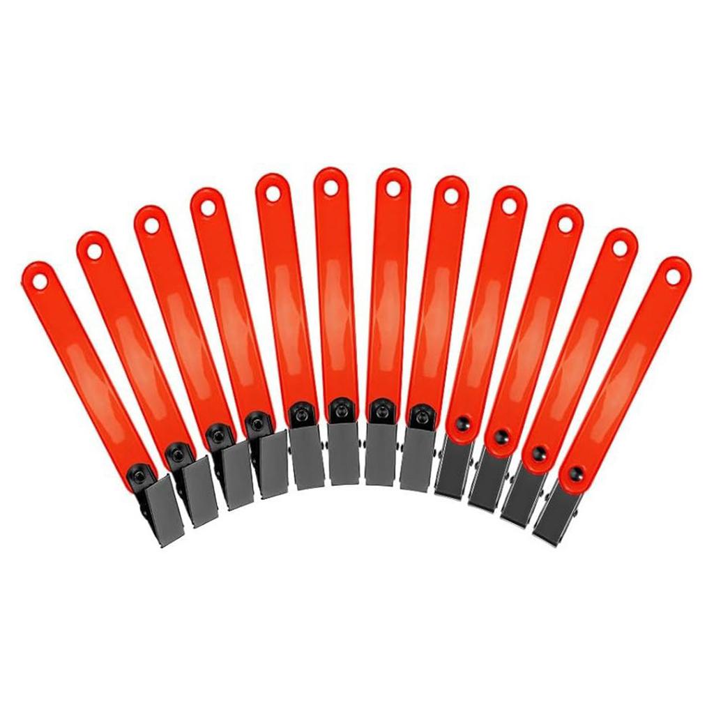 12Pcs/set Reflective Trail Marker Clip for Tree Stand Hunting High Visibility Trail Markers Reflective Trail Markers