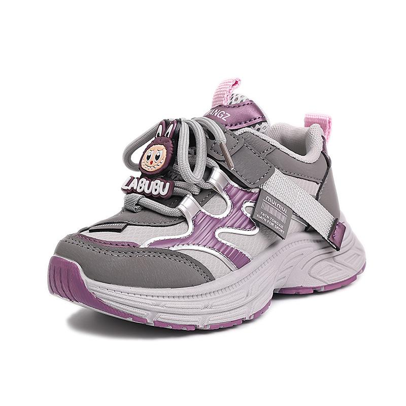 

Labub детские кроссовки 2025 новая осень дышащие детские беговые папины кроссовки девочка взрыв легкие 31 [Inner Length 19.5CM] фиолетовый