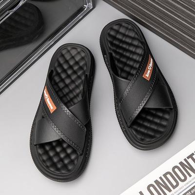 Men's Slippers for Summer Outdoor Wear Thick Soled Wear-resistant Indoor Home and Household Use Beach Sandals Men's Style
