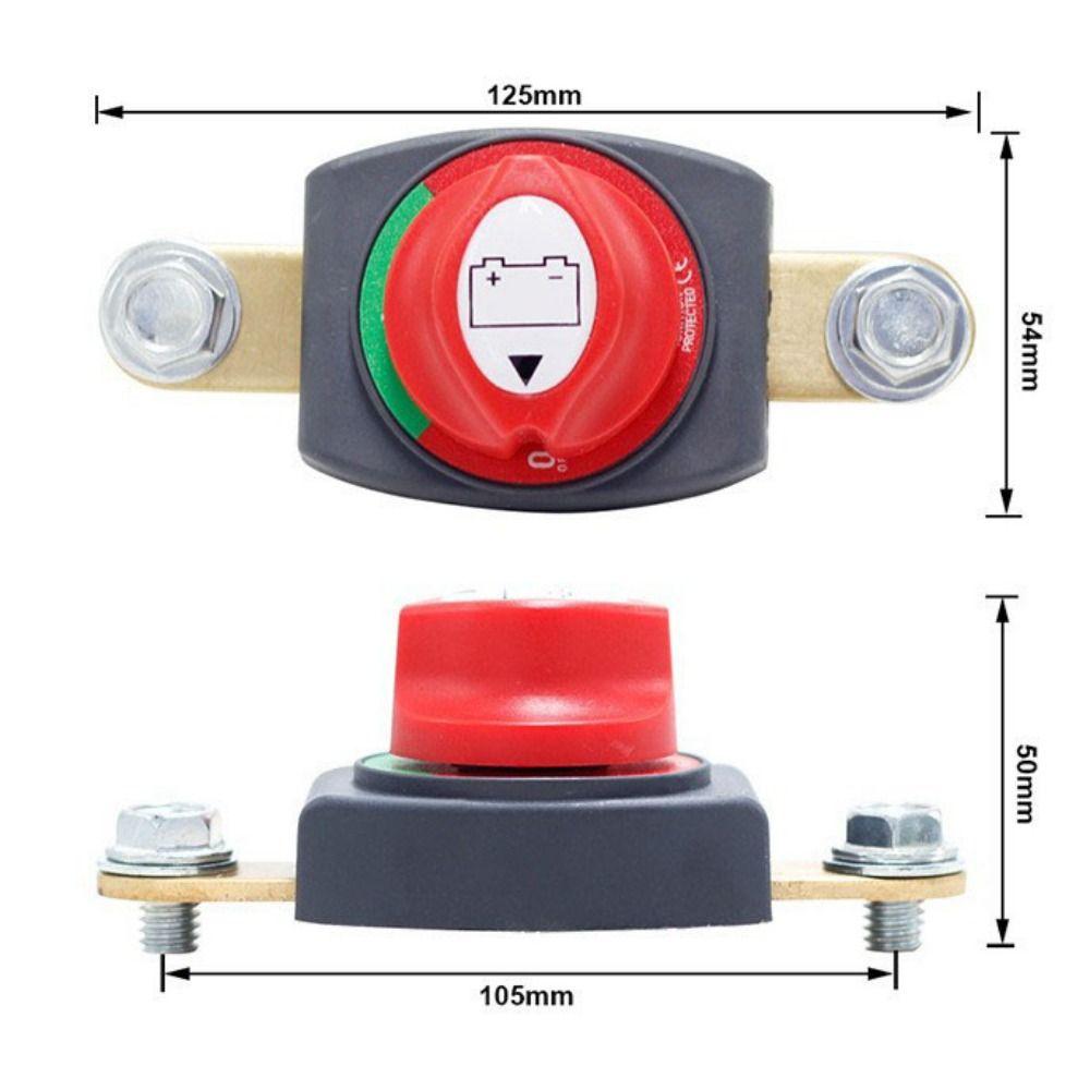 Heavy-Duty Battery Isolator 2 Position on/Off Power Cut Master Isolator  Marine