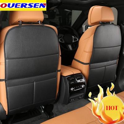 PU Leer Autostoel Rugleuning Beschermer Pad Interieur Auto Anti-Schopkussens voor Kinderen Kind Schop Anti-Vuil Beschermmatten Auto