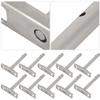 10Pcs Concealed Shelf Support Invisible Bracket Wall Bookshelf Wood Furniture Connector