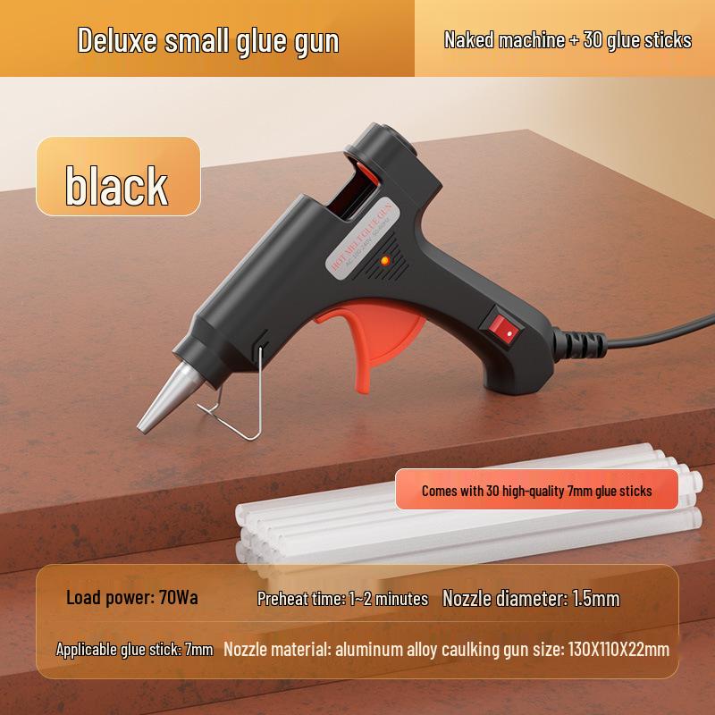 High Viscosity Hot Melt Glue Gun with 7-11mm Sticks for Kids' Crafts and Household Use