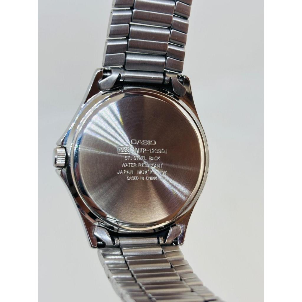 Used [CASIO] Casio MTP-1239DJ | Blue Dial | Quartz Watch | Men's | Working Item | New Battery Replaced |