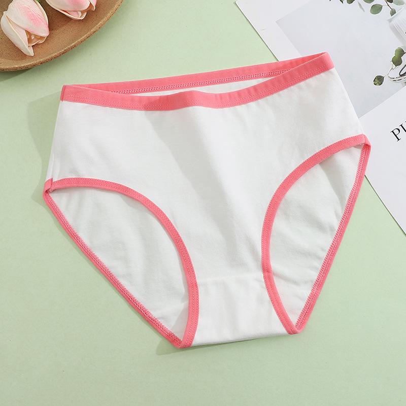 Available: Candy Color Breathable Girls' Triangle Briefs – Comfortable, Solid Color Underwear That Doesn't Pinch