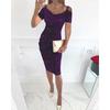 2023 Spring/Summer Women's Sparkly Off-Shoulder Rhinestone Strap Dress Gown