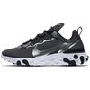 Nike React Element 55 'Black' (Unisex) Black / Metallic Silver / White Running Shoes CQ4600 071