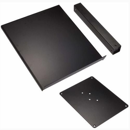 Kikutani DJ-CDL CDJ Stand, Black, L, Top Panel Area: 355mm x 320mm, Maximum Height: 415mm, Weight Capacity: 10kg