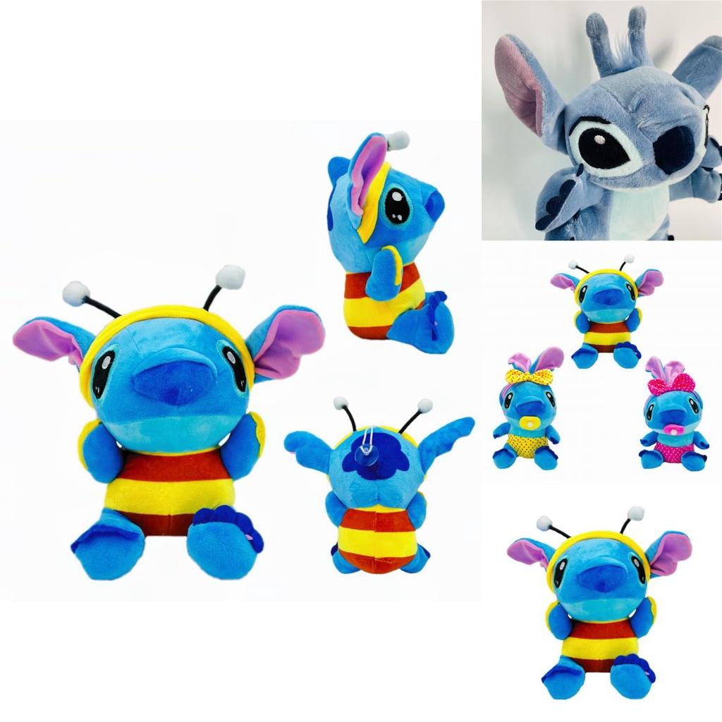 Morbido Peluche Giocattolo Bambola Lilo Stitch Regalo di Natale Compleanno per Bambini 25cm