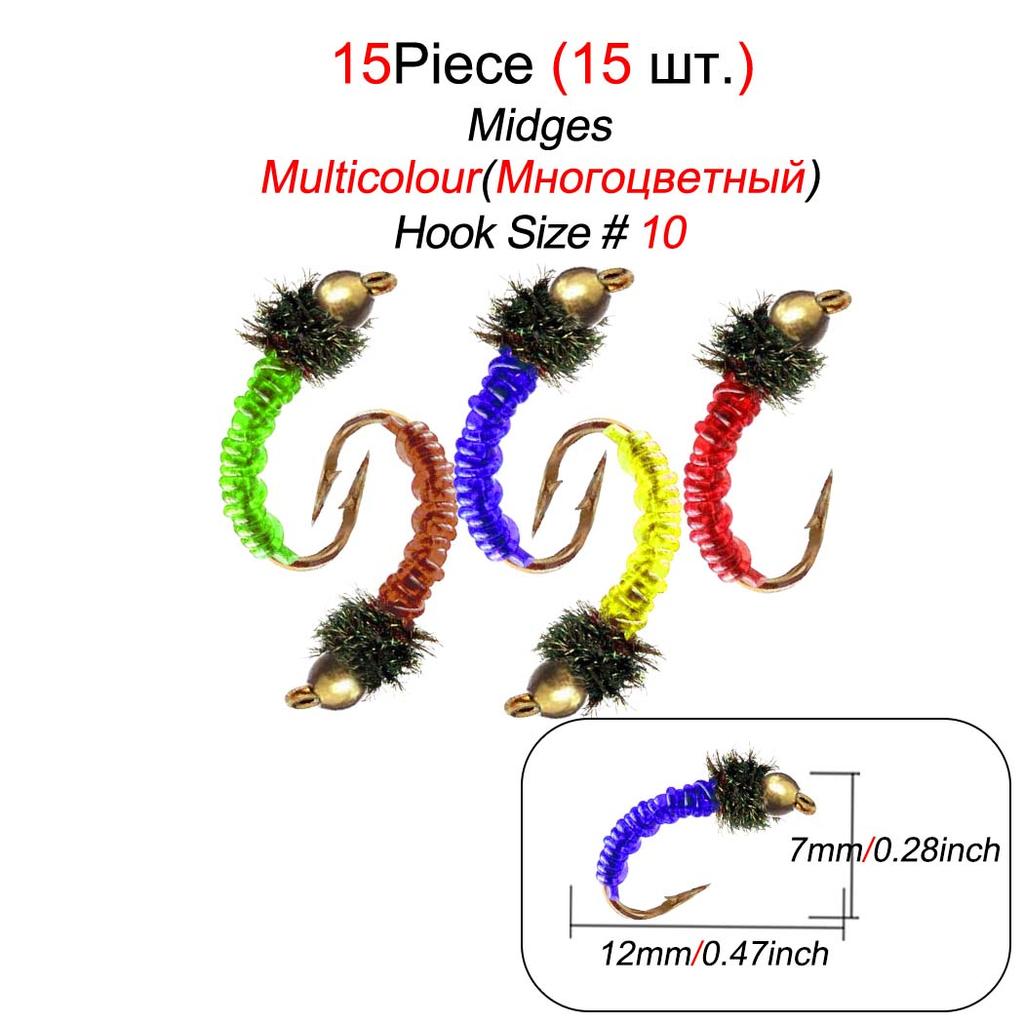 10/15/20/25 szt. Wielokolorowe Epoxy Mrówki Do Wędkarstwa Muchowego 10# Sucha Mucha Owad Lądowy Pstrąg Muchy Sztuczna Przynęta Owadzia