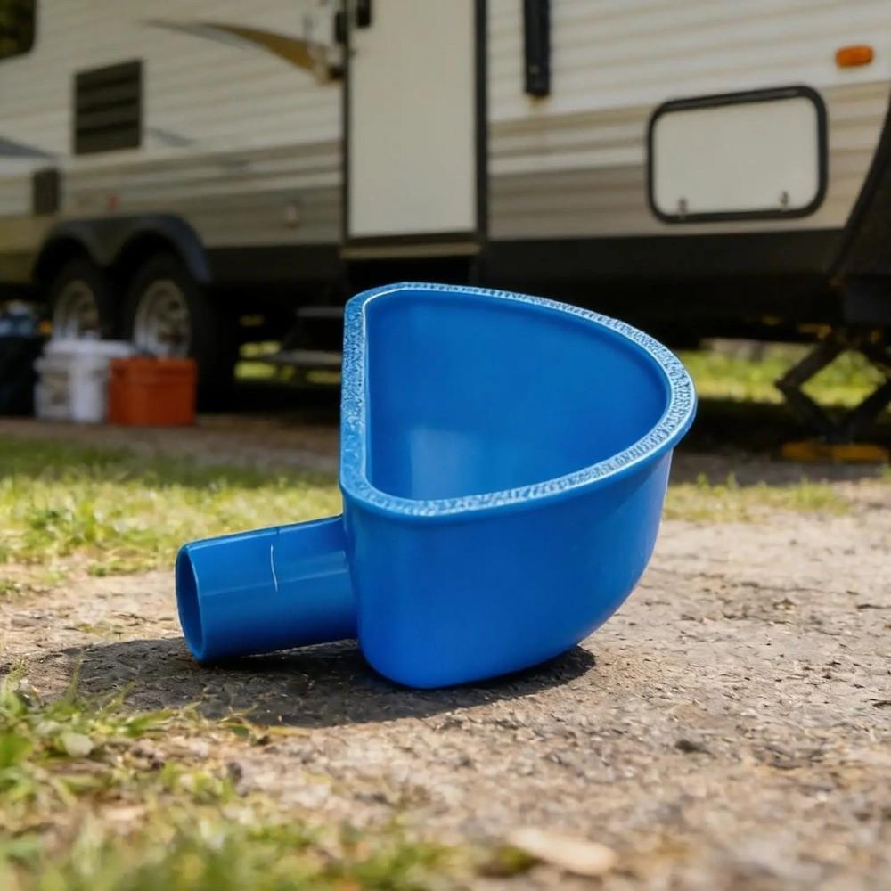 3D Printed Water Inlet Funnel Anti-Spill Caravan Water Funnel RV Water Filling Funnel  RV Camping